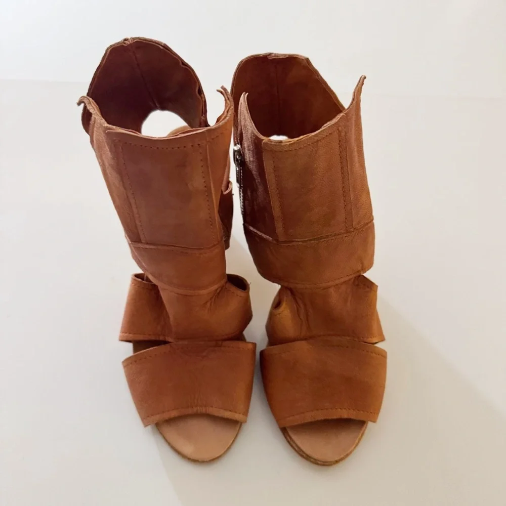 Free People Effie Leather Heeled Sandals